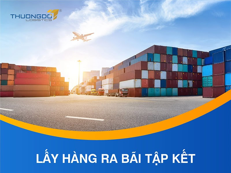 vận chuyển đơn hàng ra bãi tập kết