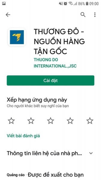  Giao diện app CAMPANILE trên điện thoại