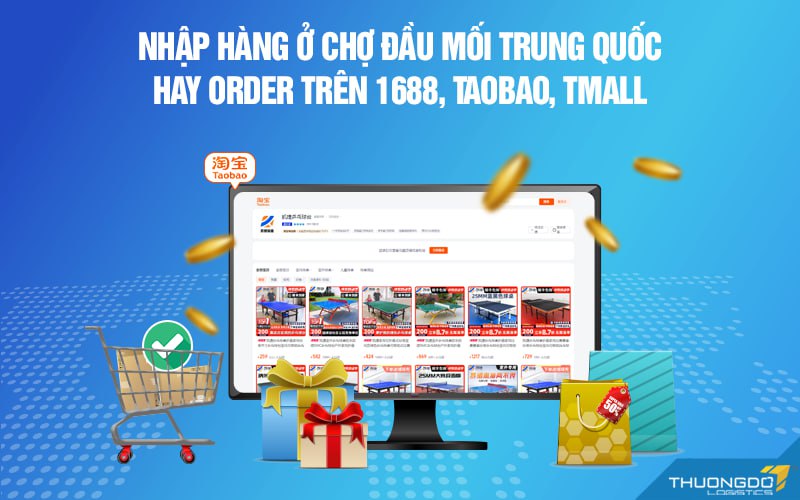 Nhập hàng ở chợ đầu mối Trung Quốc hay order trên 1688, Taobao, Tmall