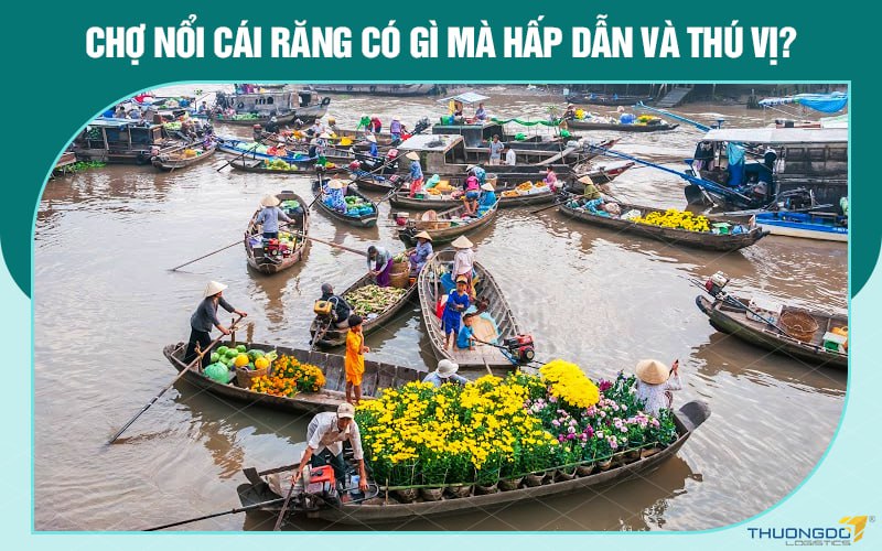 Chợ nổi Cái Răng có gì mà hấp dẫn và thú vị?