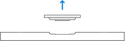 Nuo „Pro Display XDR“ nuimamas adapteris.