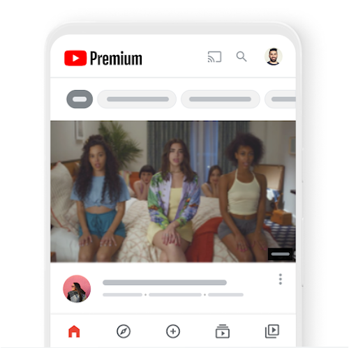 YouTube Premium पर वीडियो चल रहा है