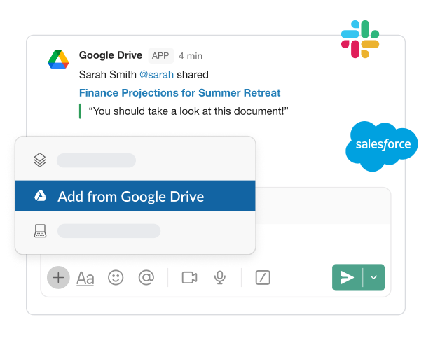 Nhập một tệp từ Google Drive vào một ứng dụng bên thứ ba như Salesforce 