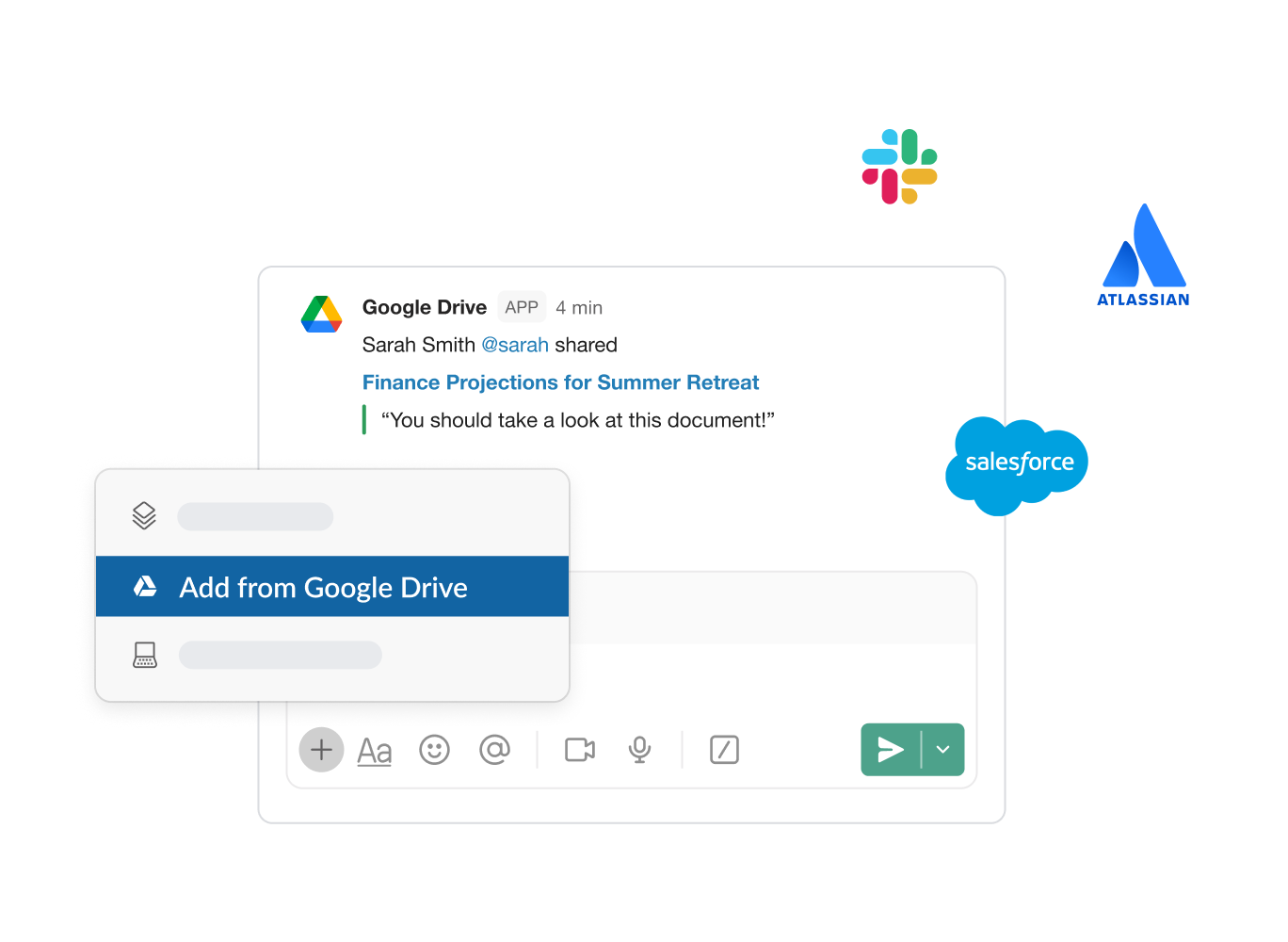 Nhập một tệp từ Google Drive vào một ứng dụng bên thứ ba như Salesforce 